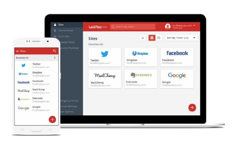 LastPass organizacijski alat
