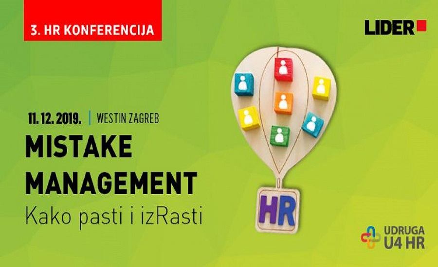 HR konferencija: Mistake management – neuspjeh je izazov za uspjeh