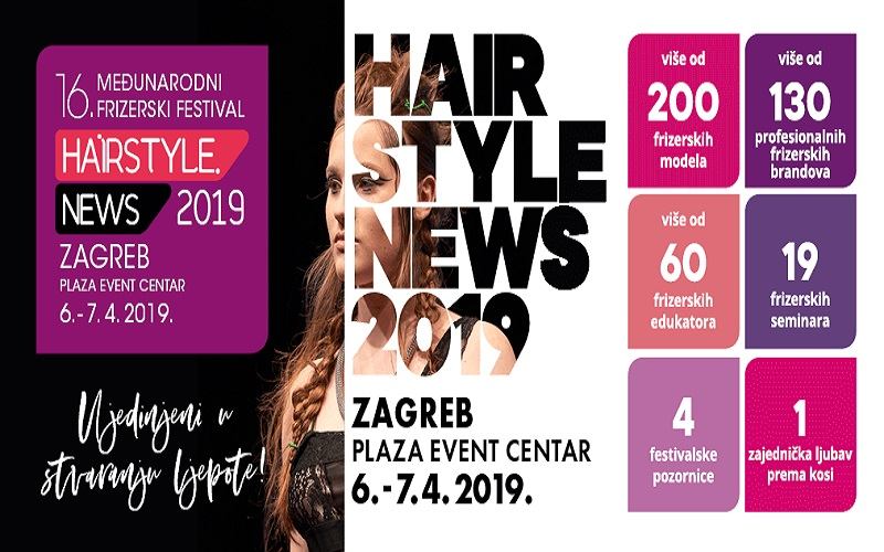 16. Međunarodni frizerski festival: Hairstyle News 2019